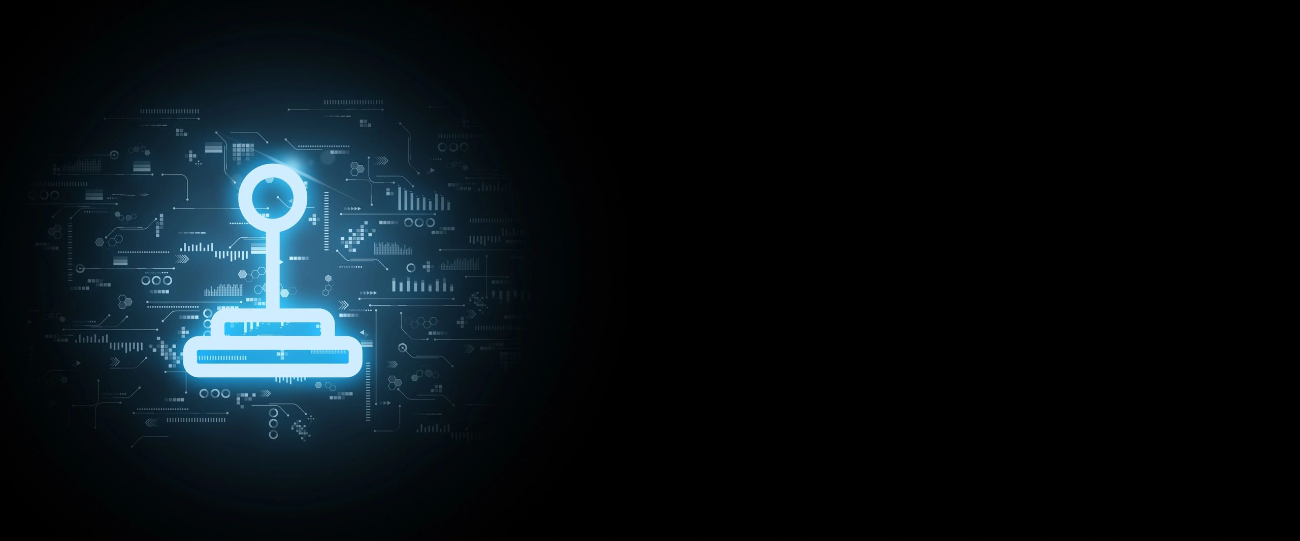 AI technology integration abstract dark theme
