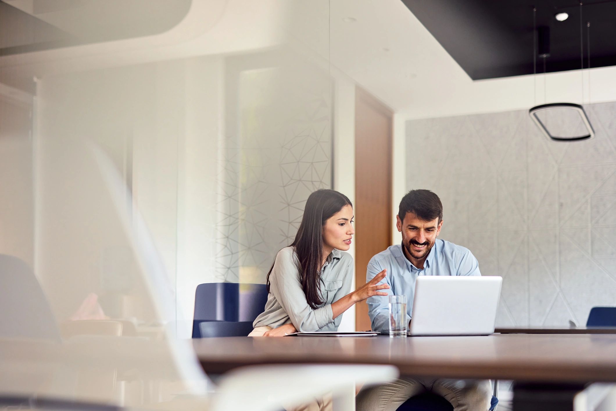 IT professionals working together